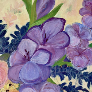 Purples and Pears - Original Painting