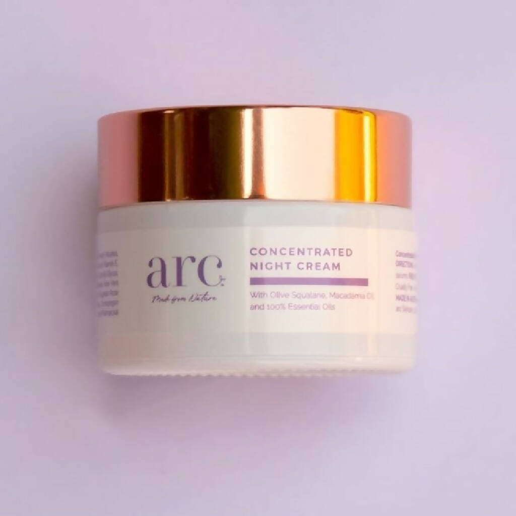Concentrated Night Cream with Olive Squalane and 100% Essential Oils - 50g