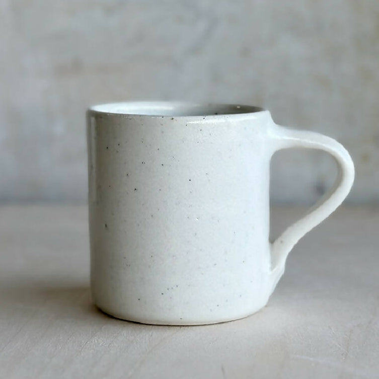Ceramic mug - large frosty white