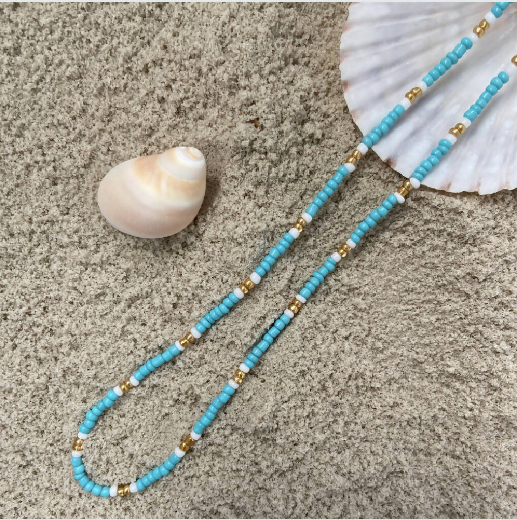 Ocean Beaded Necklace
