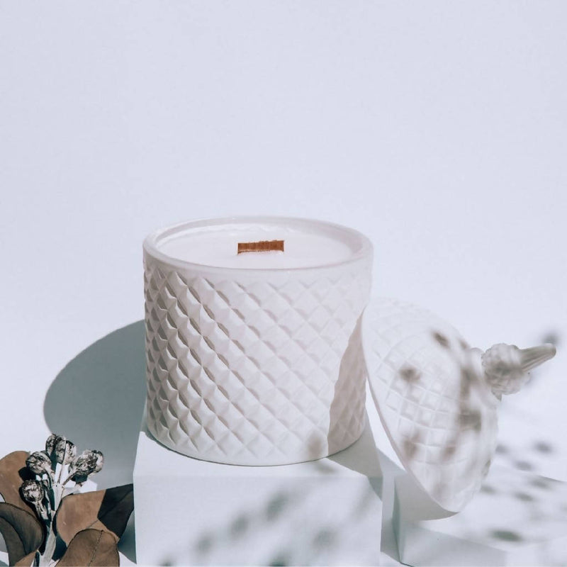 White Luxe Candle