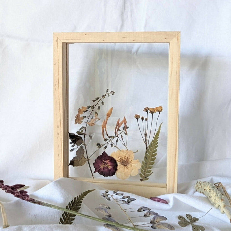 DIY Kit - Pressed Flower Art with Bauble or Ornaments (optional) | Corporate Gifting