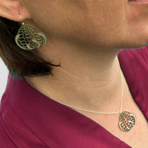 go-do-good-banksia-earrings-and-pendant-on-model