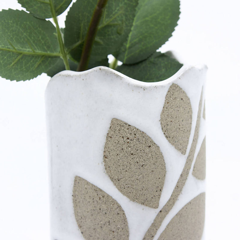 Ceramic Vase, Pottery Flower Holder, Handmade in Adelaide