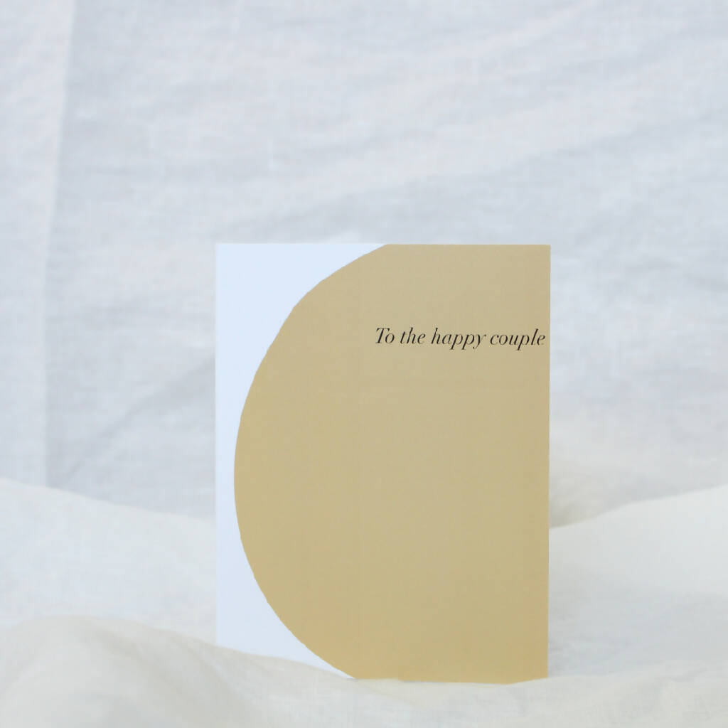 To the Happy Couple - greeting Card