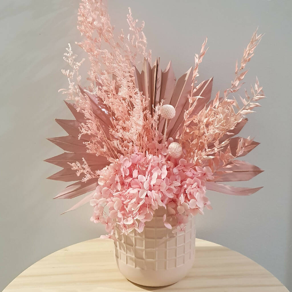 Pretty in Pink - Preserved Floral Arrangement - Adelaide Delivery Only