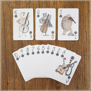 Hand Illustrated Playing Cards African Orchestra