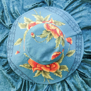 Vintage Floral Sun Hat