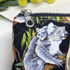 Black Koala Zippered Pouch