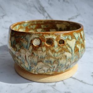 Handmade Yarn Bowl for Knitters & Crocheters