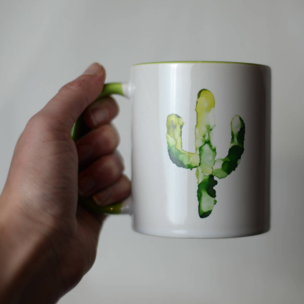 Straight Up Cactus - Fine Art Mug