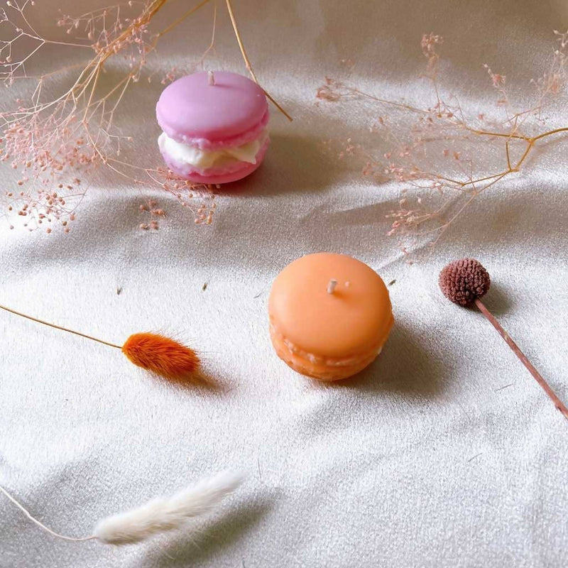 Macaron Candle- Plain(3 packs)