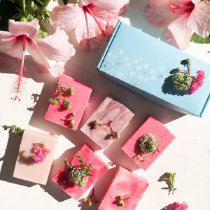 Sweet Heart Gift Soap Box (Set of 6 Natural Handmade Soaps)