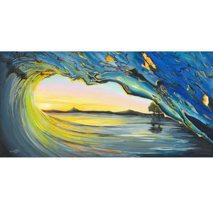 Tubular Sunset - Fine Art Canvas Print