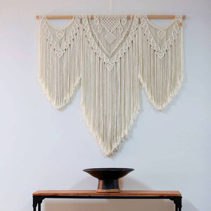 Bohemian Chic Naturel – Boho Macrame Wall Hanging