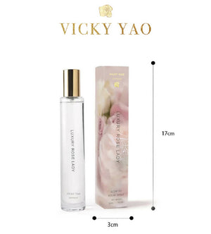 VICKY YAO FRAGRANCE - Real Touch Fire Red Rose Floral Art & Luxury Fragrance 50ml