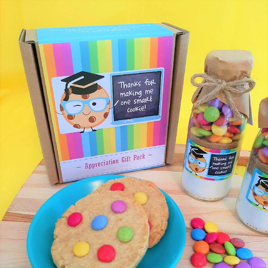 Smart Teacher Appreciation Cookie Mix Gift Pack. Thank You Gift