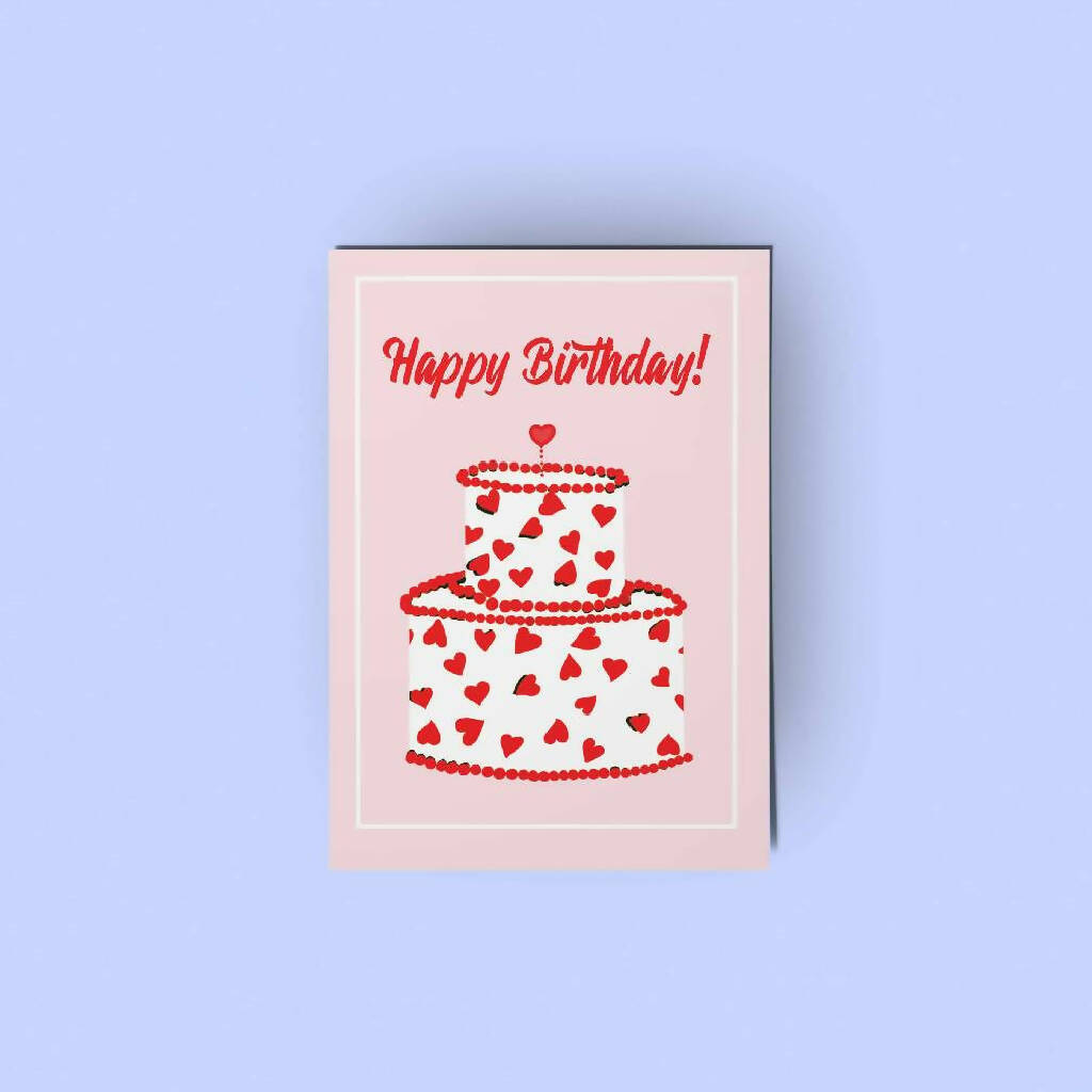 Happy Birthday Cake Card | Scribbler