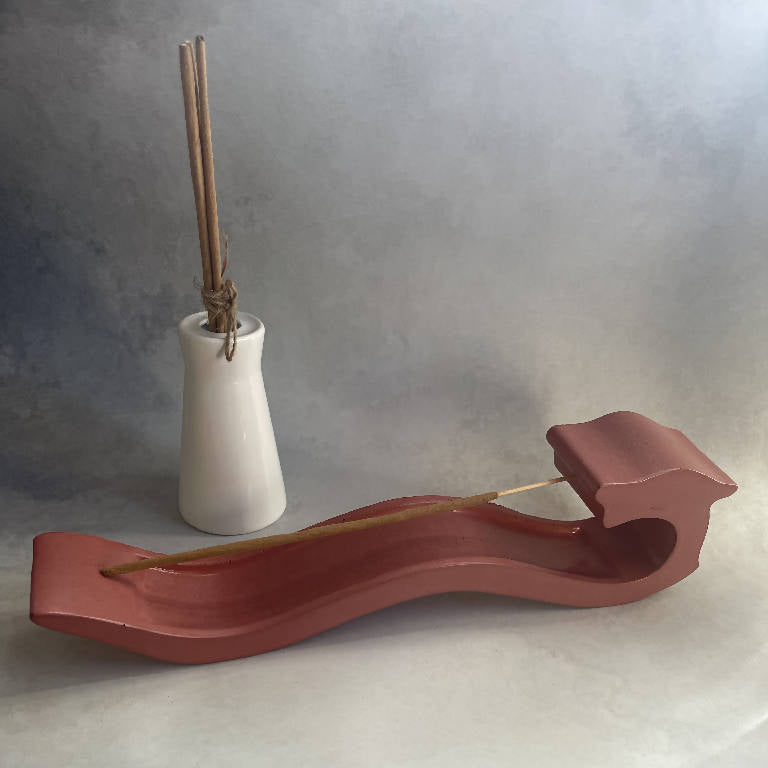 Concrete Dragon Incense Holder