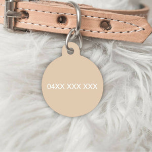 The Monogram Personalised Printed Pet ID Tag