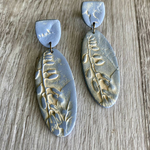 Botanical Imprint Earrings