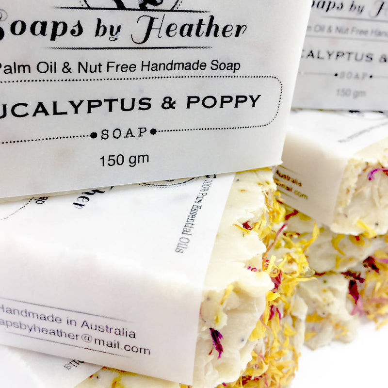 Eucalyptus & Poppy Soap 150g