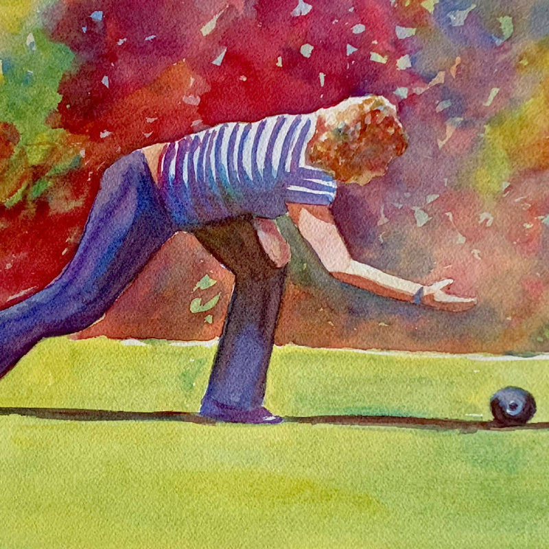 Getting It Close - Original Watercolour Painting