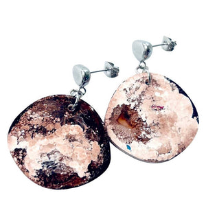 Rich Earth Resin Earrings