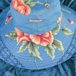 Vintage Floral Sun Hat